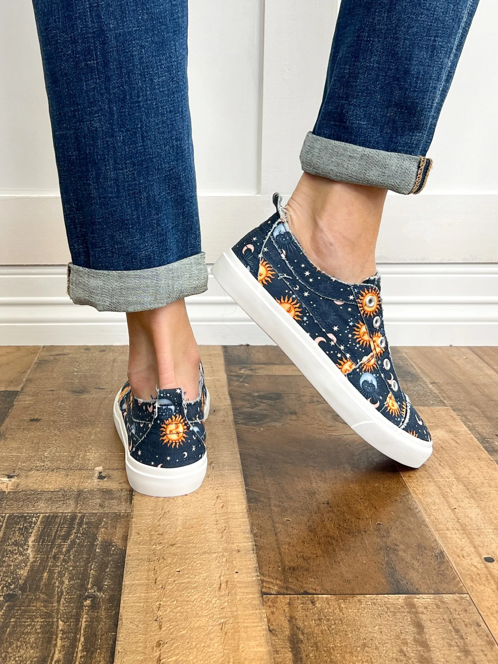 Corkys Babalu Sun & Moon Slip-On Tennis Shoes