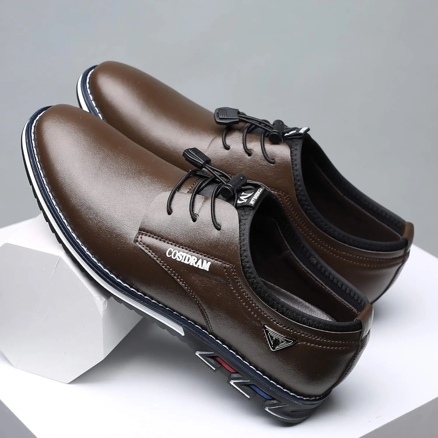 COSIDRAM Mens Casual Shoes Business Slip-on Shoes Comfort Fashion Office Shoes for Male