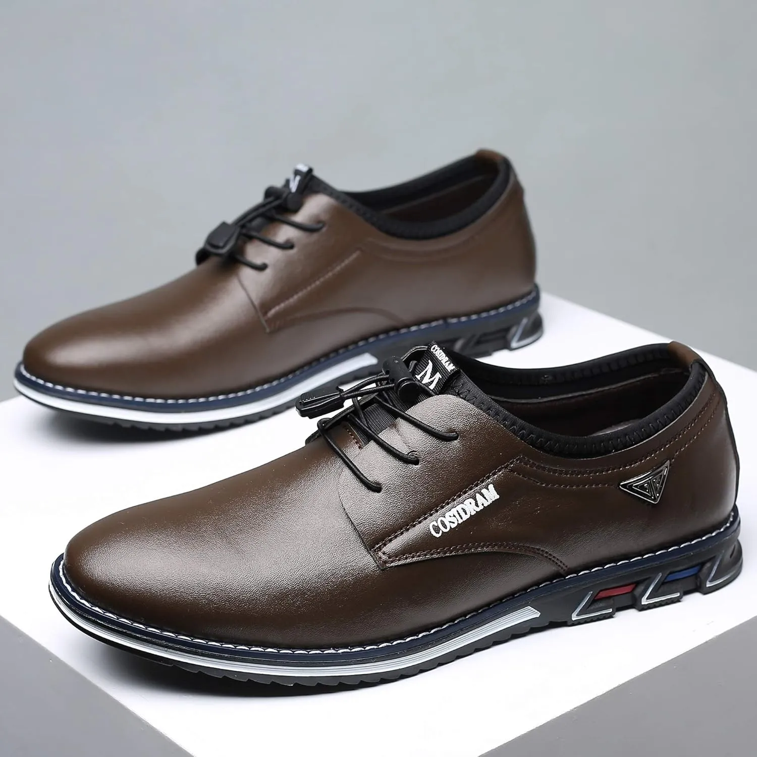 COSIDRAM Mens Casual Shoes Business Slip-on Shoes Comfort Fashion Office Shoes for Male