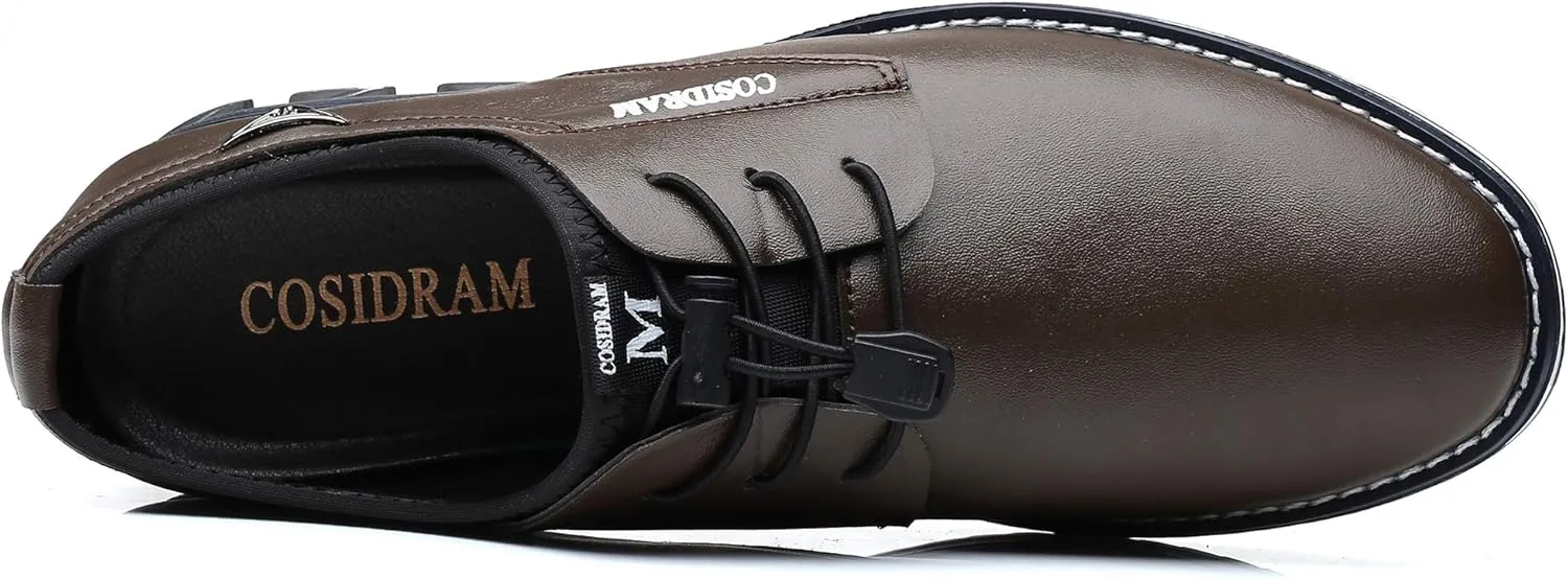 COSIDRAM Mens Casual Shoes Business Slip-on Shoes Comfort Fashion Office Shoes for Male