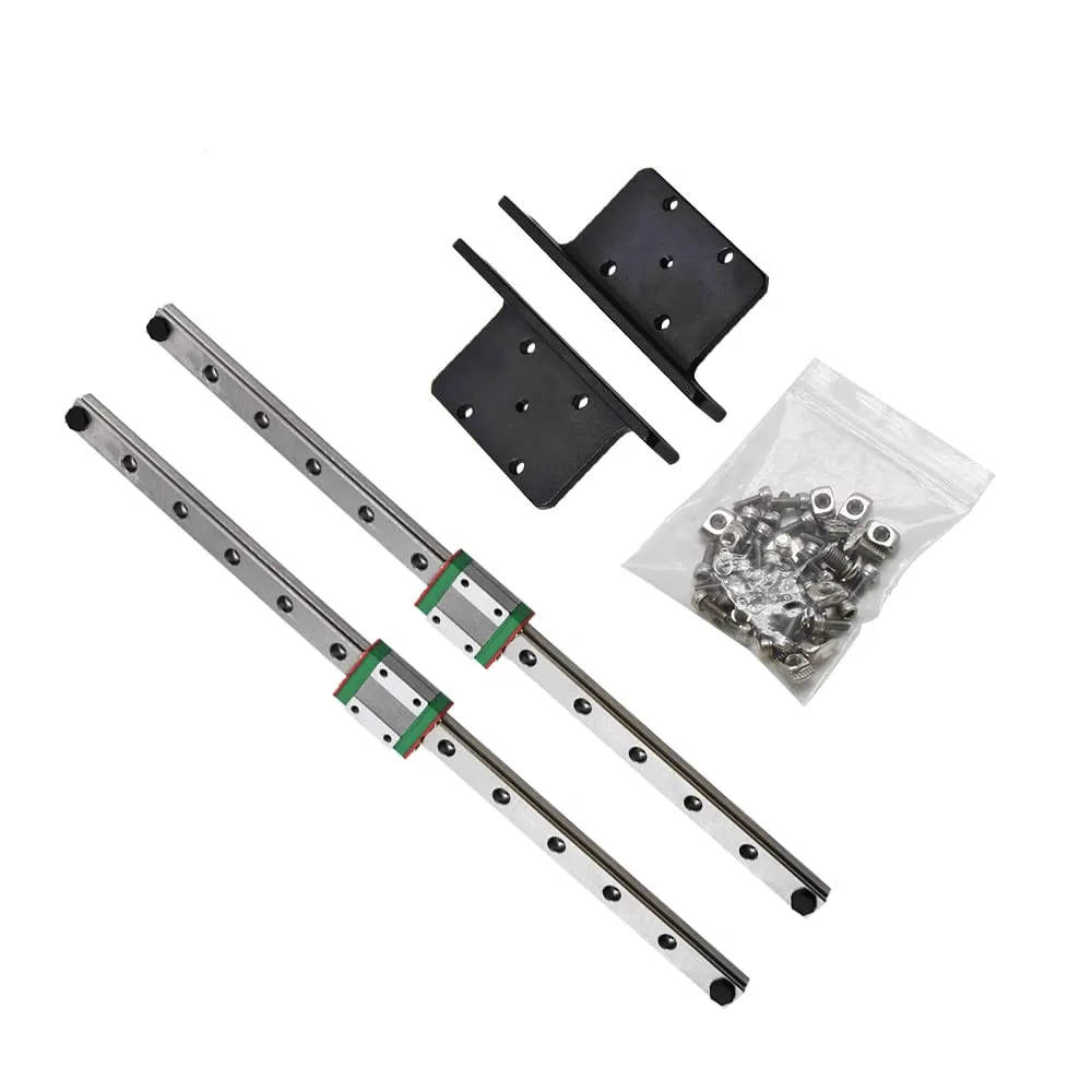 Creativity Upgrade Y axis Linear Rail Guide Kit MGN12H 300MM Length for Ender3 V2/Ender3 Pro 3D Printer