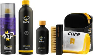Crep Protect Shoe Protector Spray - CURE Kit - Premium Sneaker Cleaning Kit, with Brush, Solution, Microfibre Cloth and Reusable Pouch, Sneaker Care Kit & Cure Refill
