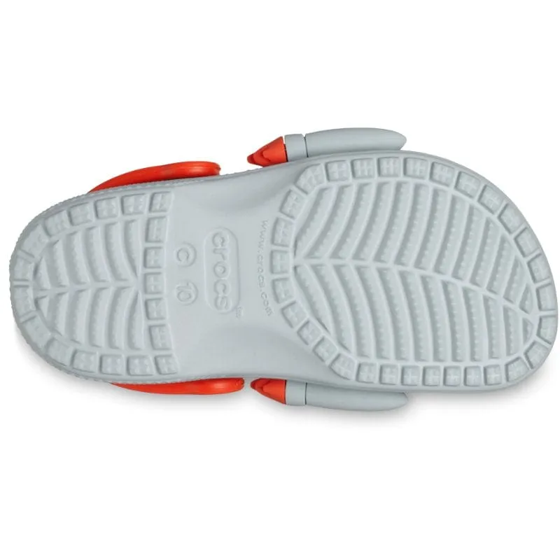 Crocs Junior Grey Classic Rocketship Clog 210359-1NM