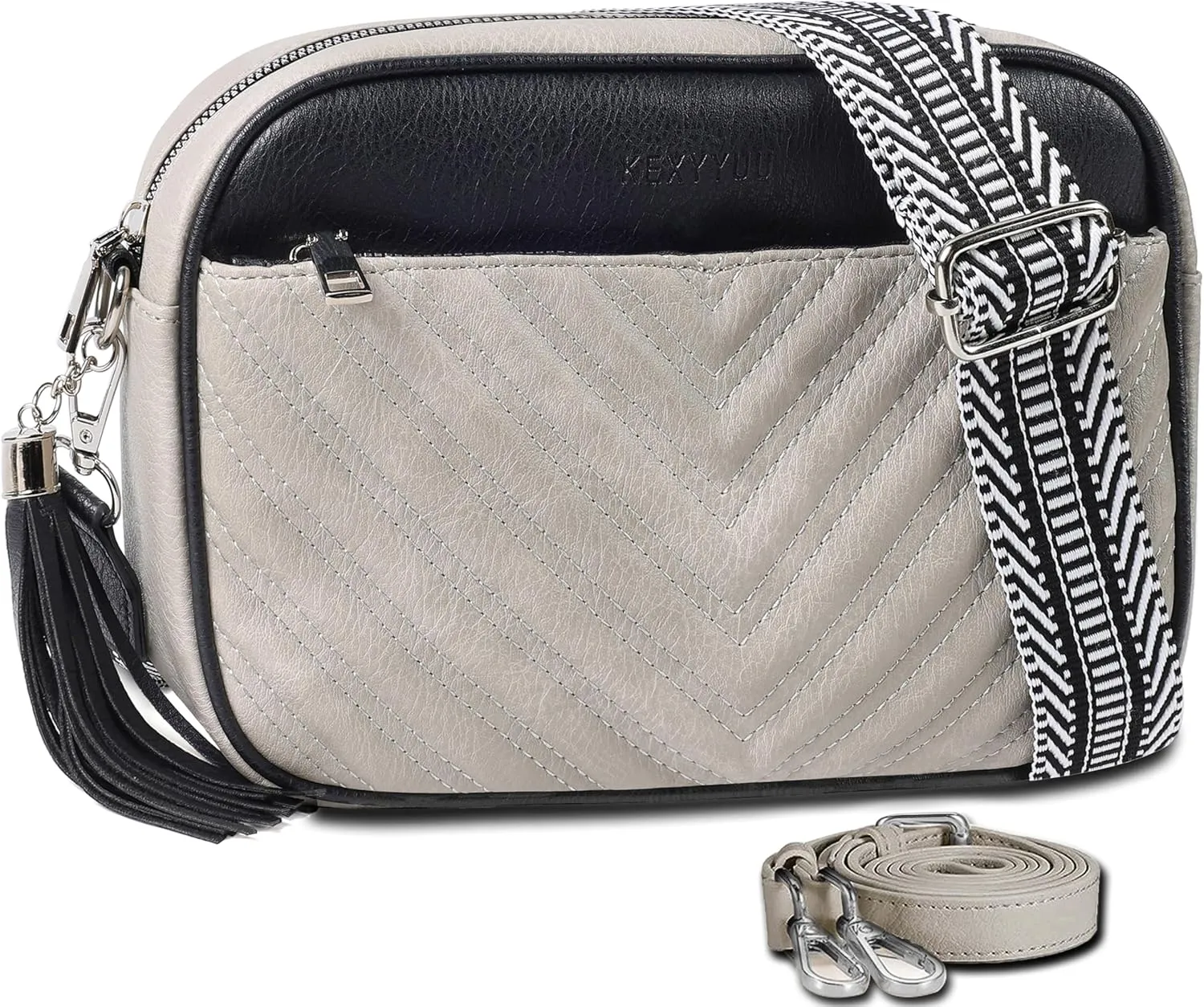 Crossbody Bags for Women Soft Leather Crossbody Purses Small Shoulder Handbags with Two Adjustable Straps