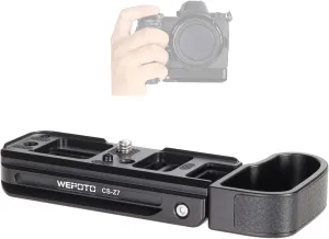 CS-Z7 Hand Grip Quick Release Plate L Bracket QR Plate Compatible with Nikon Z5 Z6 Z7 Z6II Z7II Camera -80219-Z7
