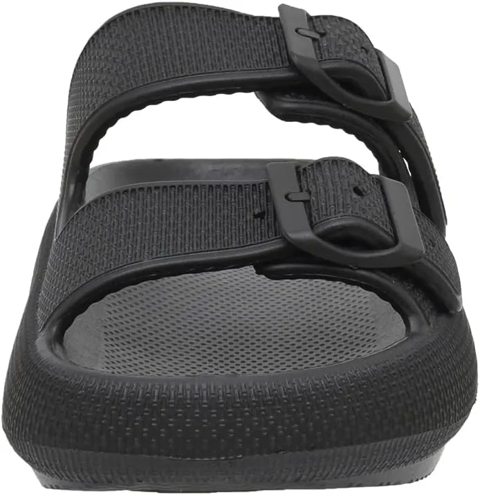 CUSHIONAIRE Women's Fame recovery cloud slide with  Comfort