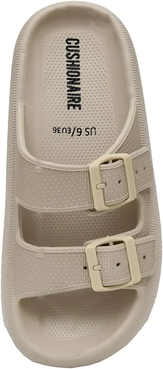 CUSHIONAIRE Women's Fame recovery cloud slide with  Comfort
