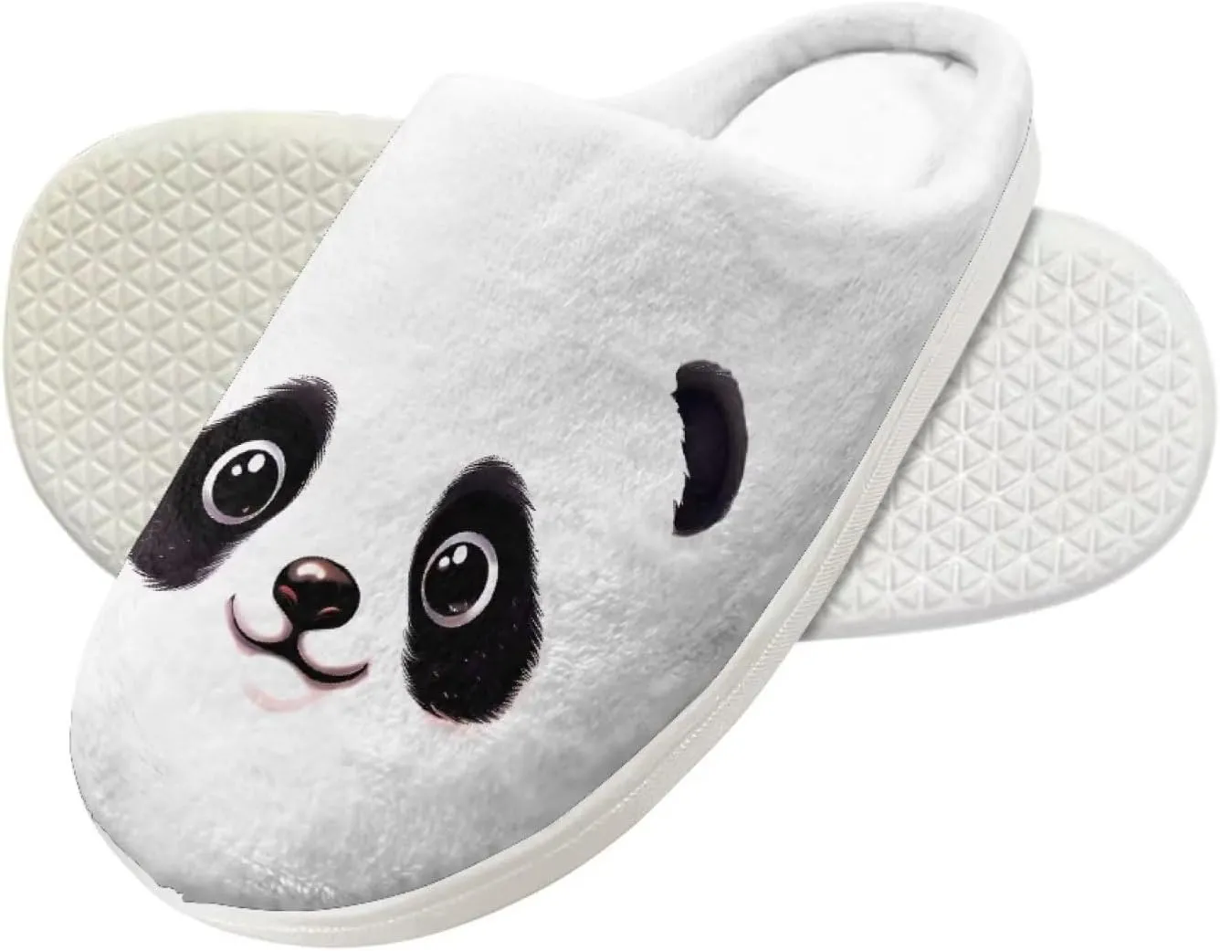 Cute Slippers for Girls Boys, Plush Non-Slip House Slippers Winter Fluffy House Shoes Cute Soft Slip-On Shoes for Indoor Outdoor