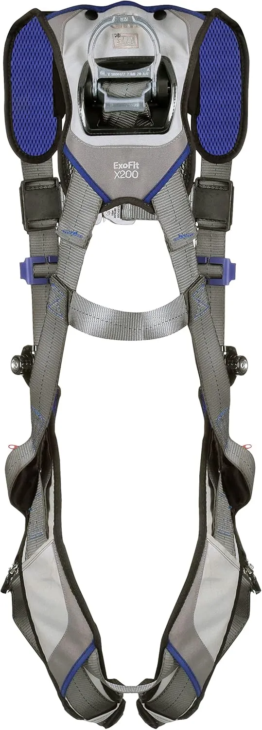 DBI-Sala ExoFit X200 Comfort Vest Safety Harness 1402022, Large,Gray