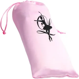 DECHOUS Ballet Shoes Bag Canvas Dance Pouch Drawstring Portable Storage for Ballet Slippers Makeup Bag Travel-friendly 1pc