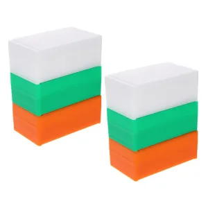 DECHOUS Microscope Slides Box Storage Box Slide Dispenser 6 Pack Specimen Box for Lab Use
