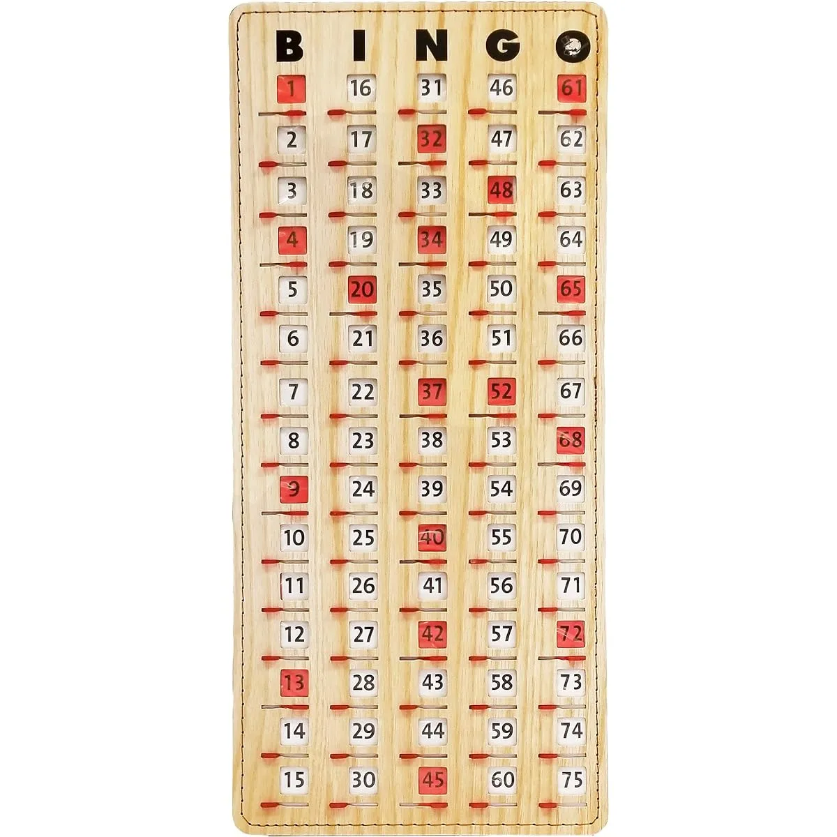 Deluxe Bingo Shutter Card Masterboard by Mr. Chips, Inc