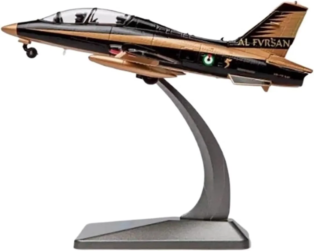 Diecast Plane Model 1:72 Scale for MB339 Italian Trainer Aircraft Alloy Decoration Souvenir Model Collection