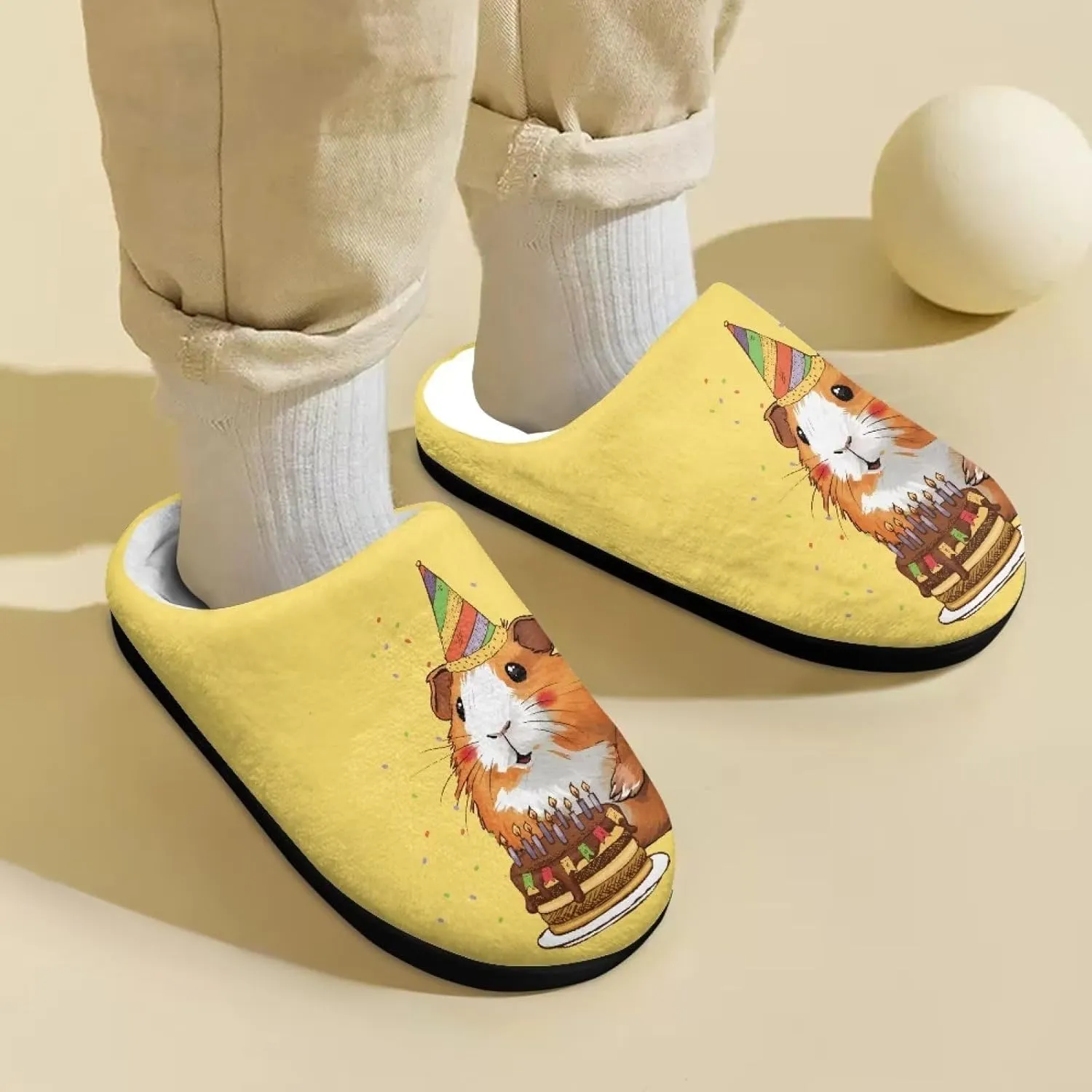 DISNIMO Boys Girls Toddler House Bedroom Slippers,Kids Warm Slip On Home Slippers Cute Winter Nonslip Indoor Slippers