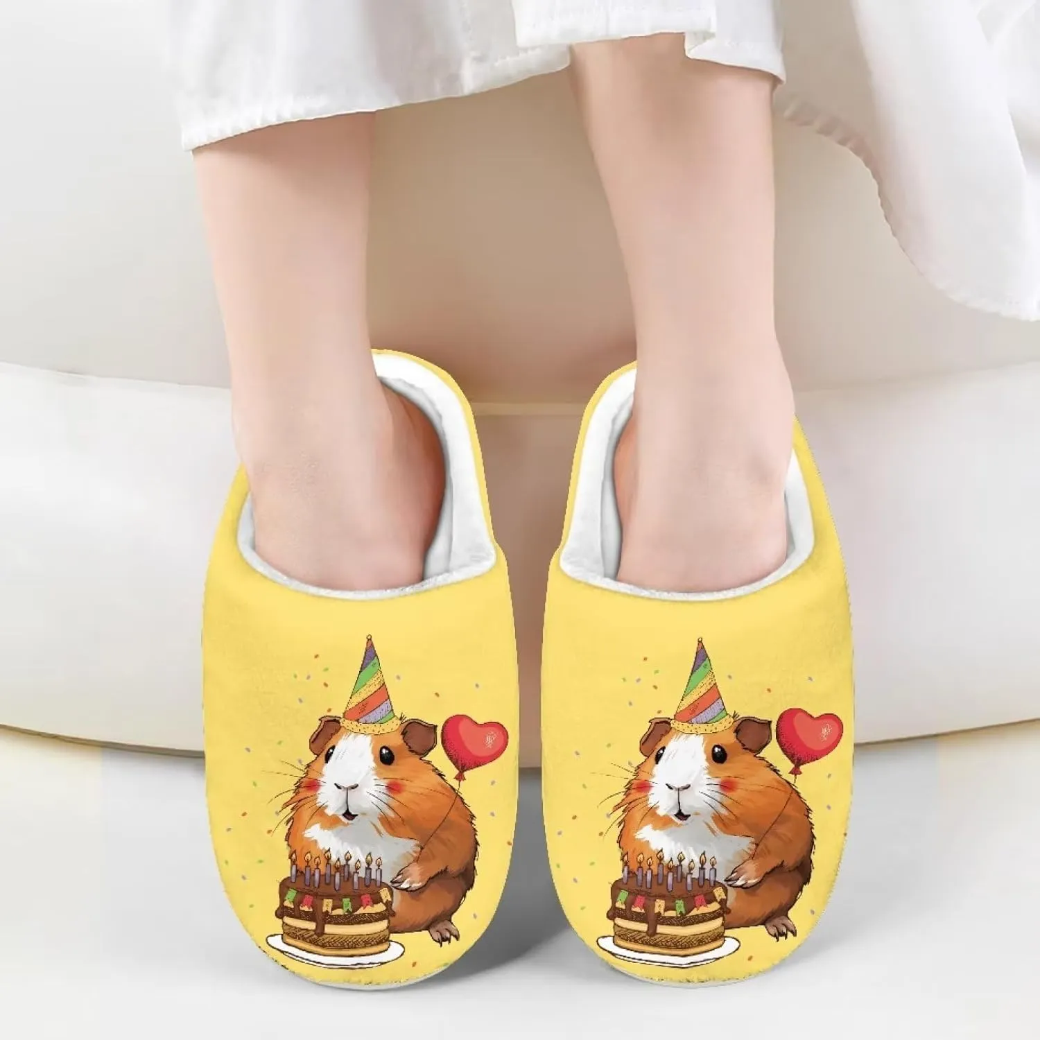 DISNIMO Boys Girls Toddler House Bedroom Slippers,Kids Warm Slip On Home Slippers Cute Winter Nonslip Indoor Slippers