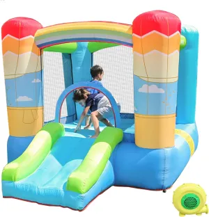 Doctor Dolphin Indoor Bounce House for Kids With Blower - Inflatable Jump House for Toddlers, Gift (350W Blower Included)