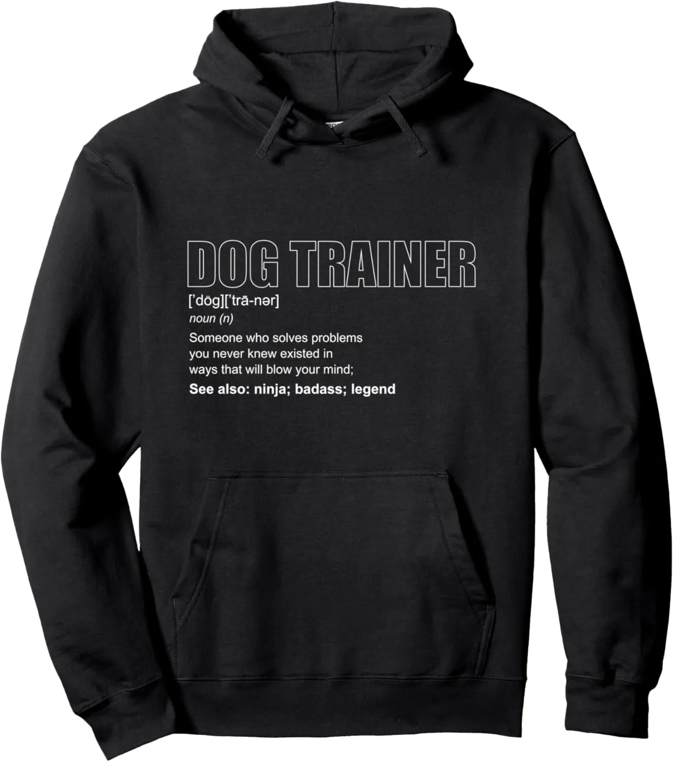 Dog Trainer Dog Trainer Definition Pullover Hoodie