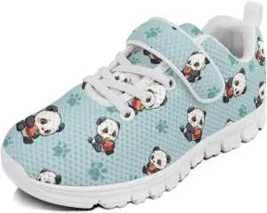 Doojoayie Slip On Shoes for Girls Soft Sole School Tennis Shoes Hook and Loop