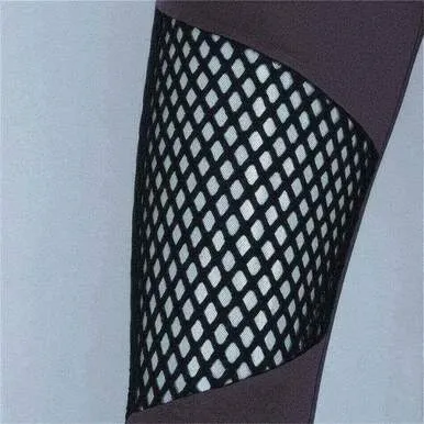 DOUBLE MESH YOGA PANTS / WORKOUT LEGGINGS.