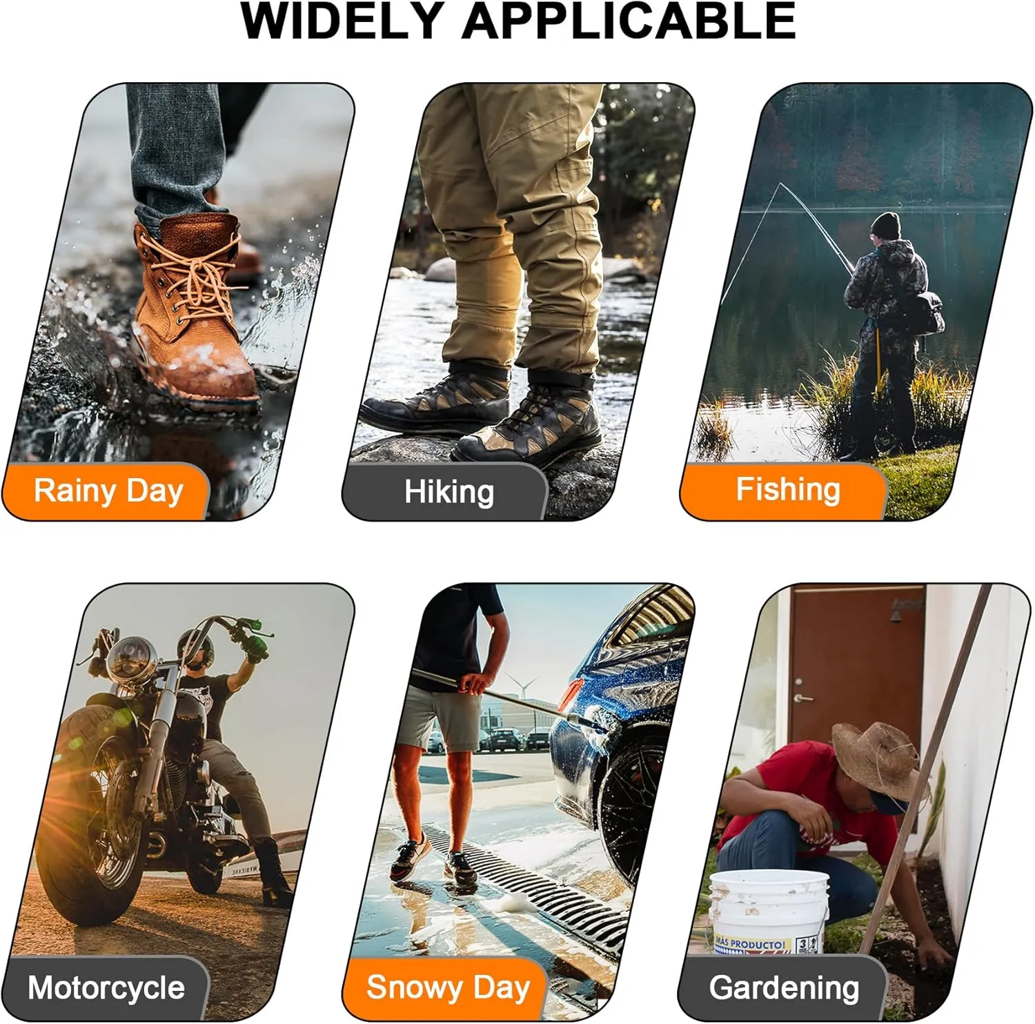 Dream Apparel Waterproof Rain Shoe Covers for Women Men, Non-Slip Reusable Boot Covers Foldable Shoe Covers Rainproof Overshoes Over Shoes Galoshes