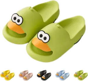 Duck Bathroom Slippers - Cartoon Female Indoor Home Non-slip Soft Bottom Cute Thick Bottom Step on Shit Slippers