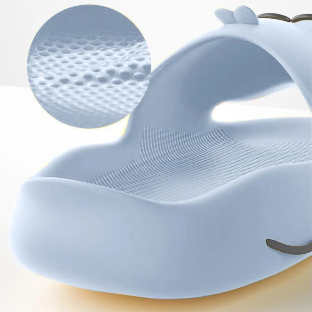 Duck Bathroom Slippers - Cartoon Female Indoor Home Non-slip Soft Bottom Cute Thick Bottom Step on Shit Slippers