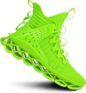 DUDHUH Running Shoes for Men Comfortable Athletic Cross Trainer Casual Walking Fashion Mens Tennis Sock Sneakers