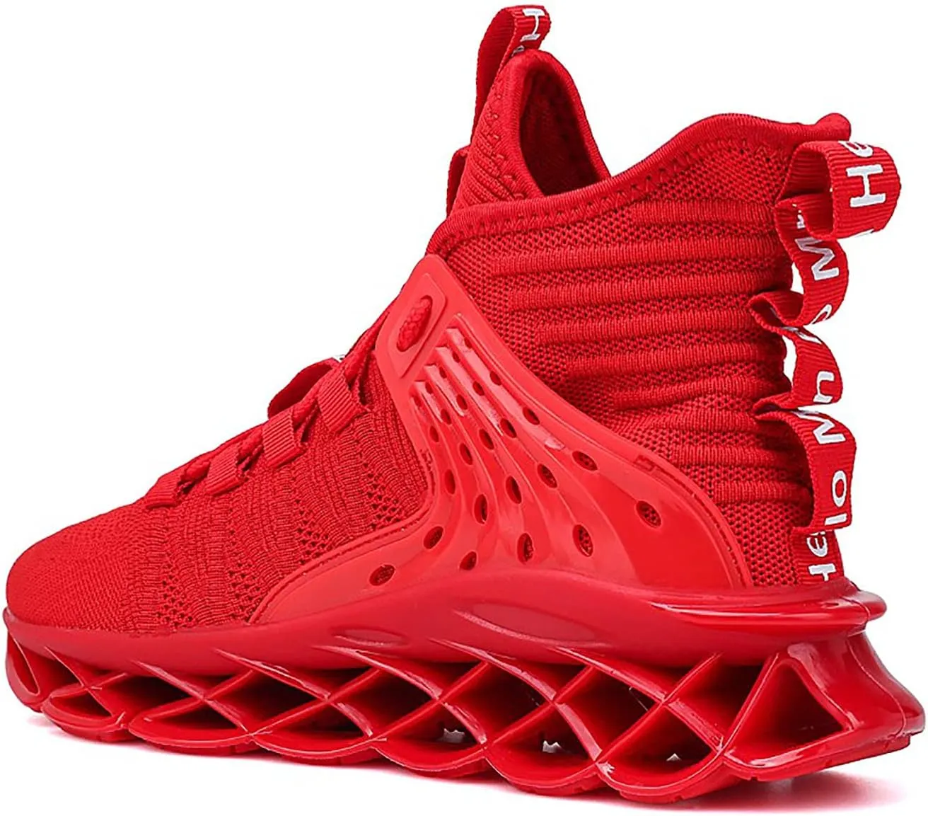 DUDHUH Running Shoes for Men Comfortable Athletic Cross Trainer Casual Walking Fashion Mens Tennis Sock Sneakers