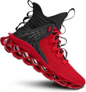 DUDHUH Running Shoes for Men Comfortable Athletic Cross Trainer Casual Walking Fashion Mens Tennis Sock Sneakers