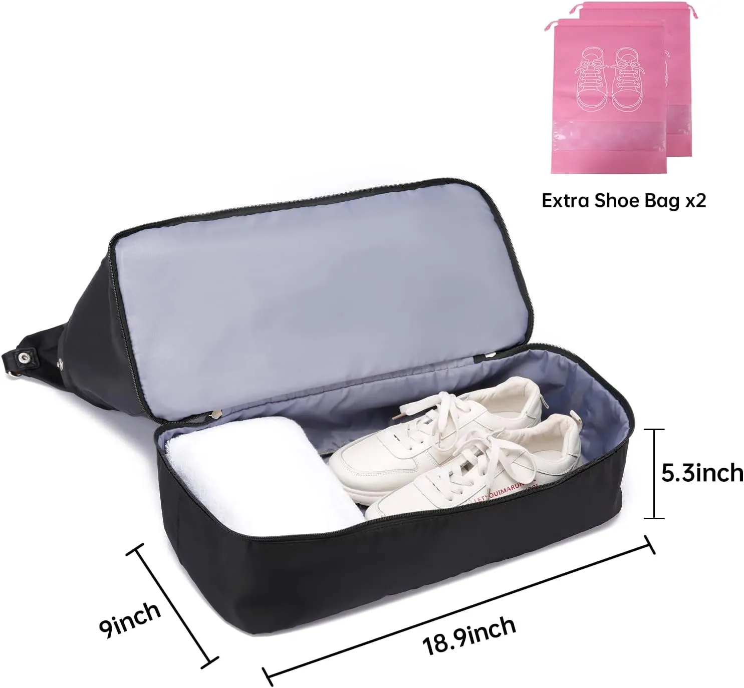 Duffle Bag for Travel, Weekender Bag with Shoe Compartment, Carry On Overnight Bag for Women with Toiletry Bag, Gym Bag with Wet Pocket, Hospital Bags for Labor and Delivery Beige