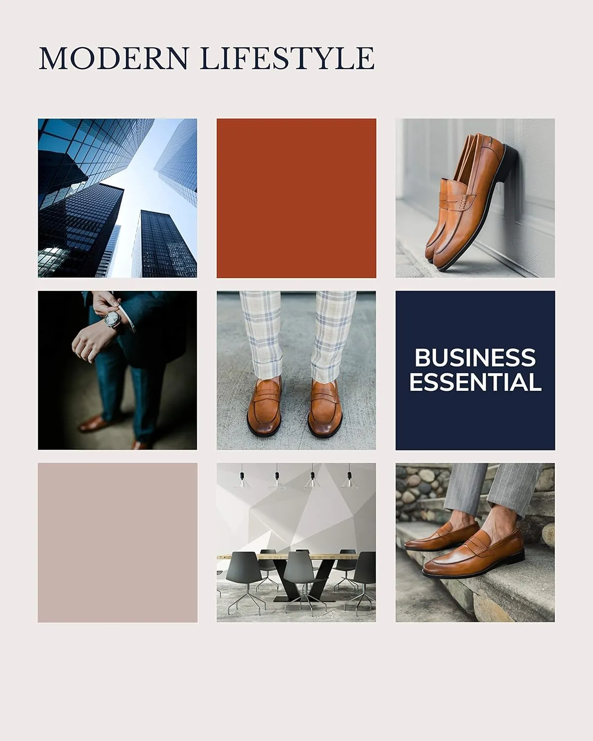 Dunross & Sons Mens Loafer Shoes. Leather Penny Loafer for Men, Slip-On Formal Business Shoes.