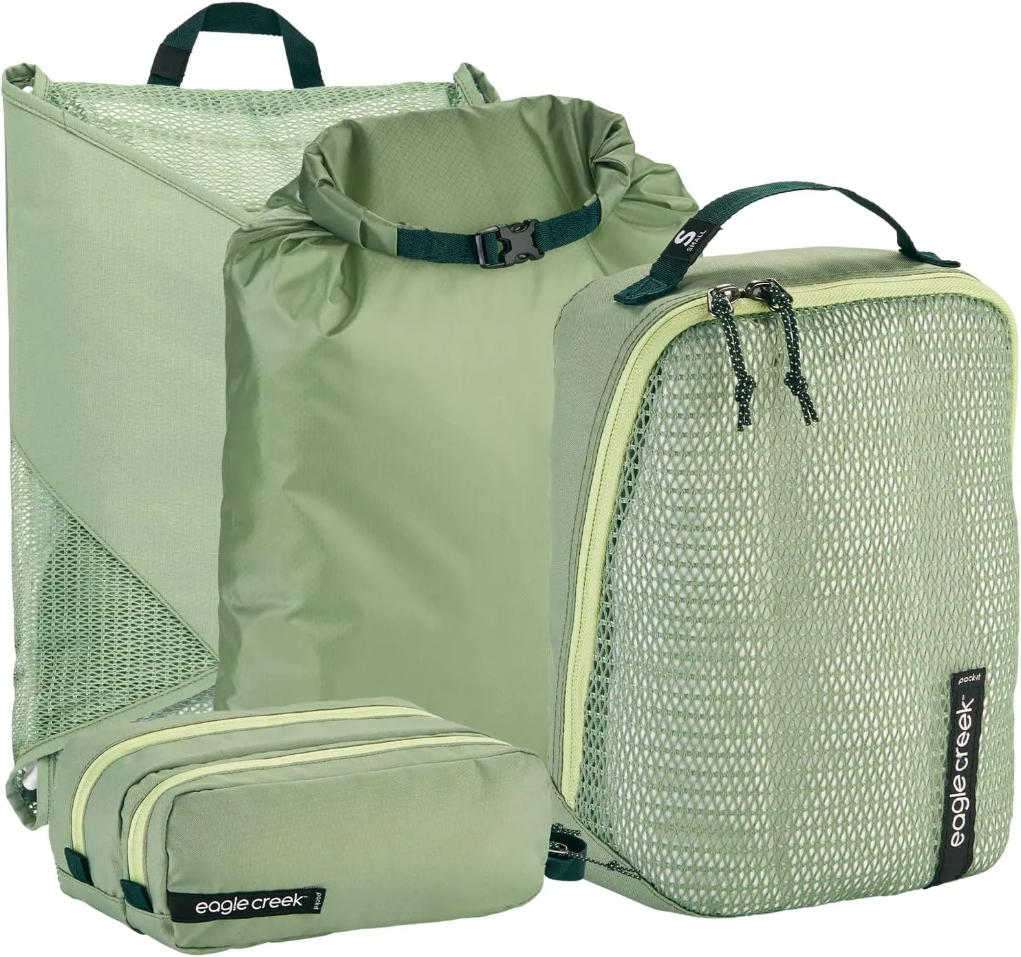 eagle creek Unisex Pack-It Weekender Set, Mossy Green - Set