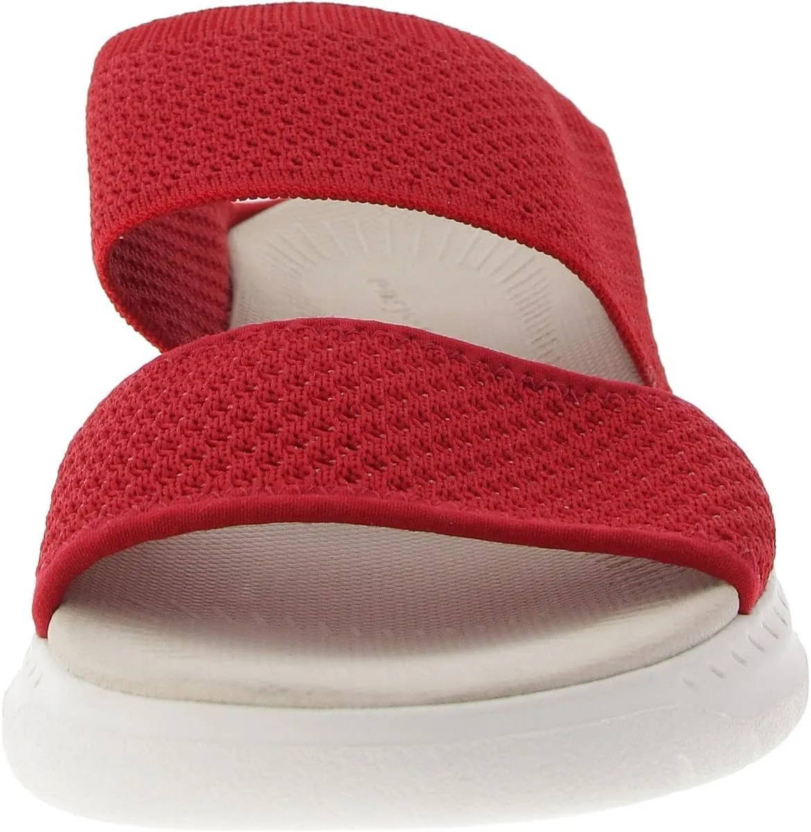Easy Spirit Womens Davera 2 Open Toe Slip On Slide Sandals