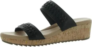 Easy Spirit Womens Lillia Cork Open Toe Slide Sandals