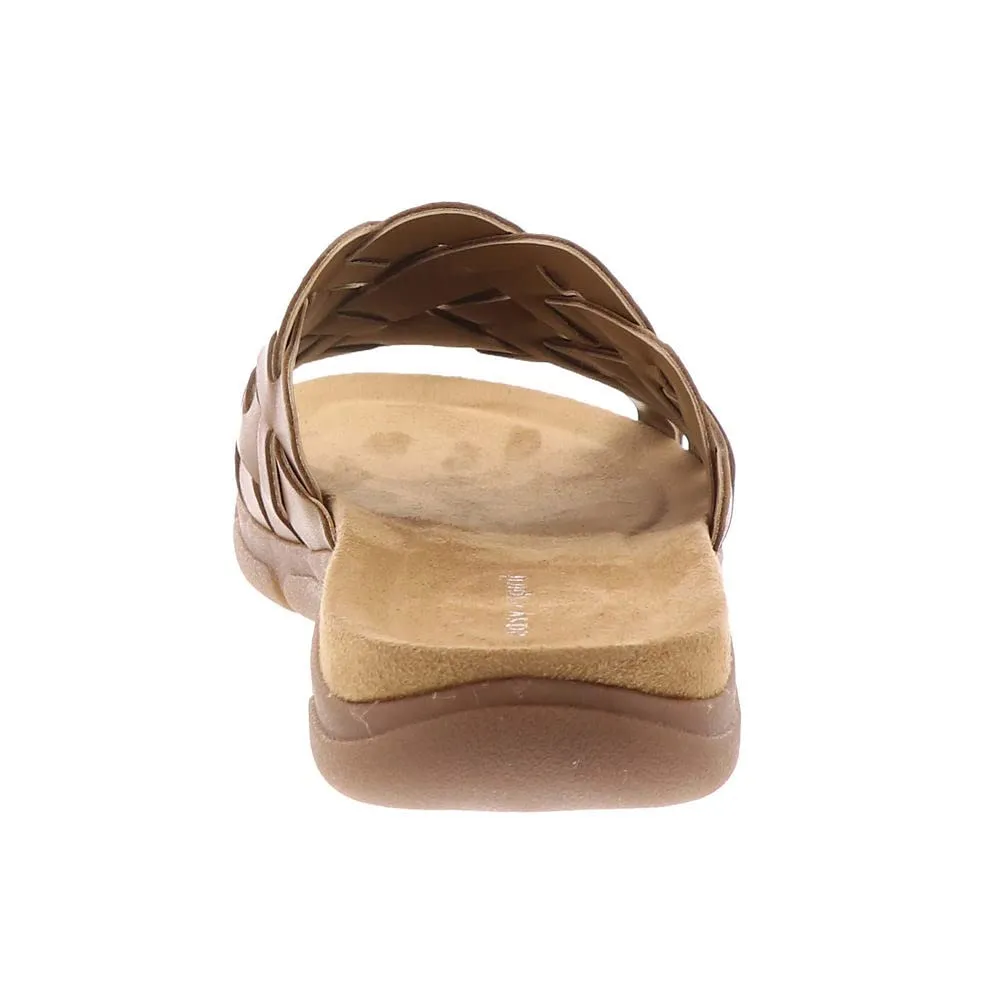 Easy Spirit Women's Marsha Slide Sandal, Brown 210, 8.5
