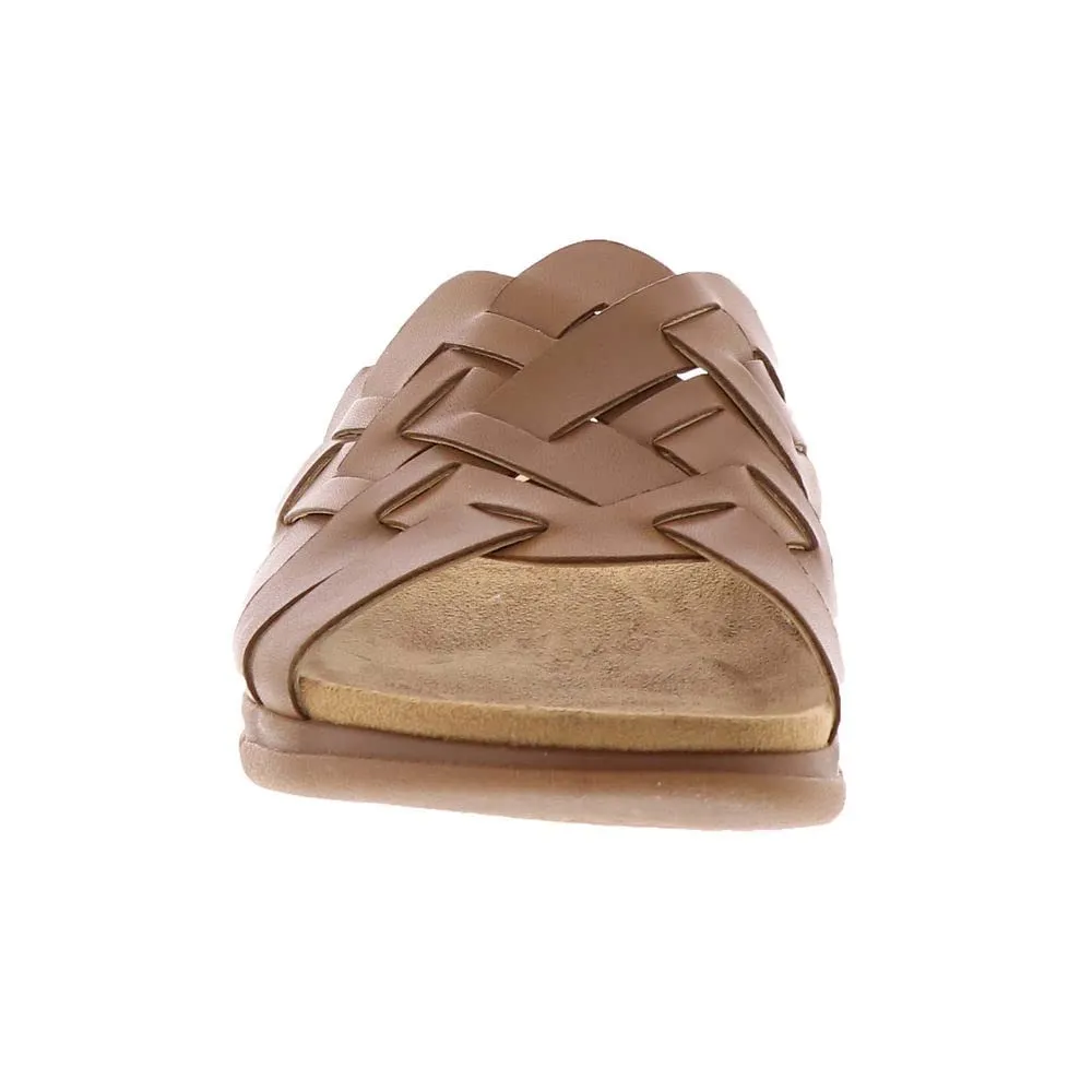 Easy Spirit Women's Marsha Slide Sandal, Brown 210, 8.5