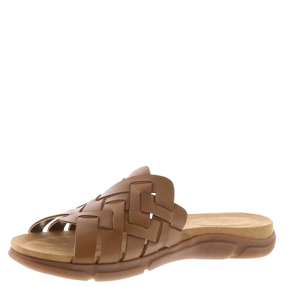 Easy Spirit Women's Marsha Slide Sandal, Brown 210, 8.5
