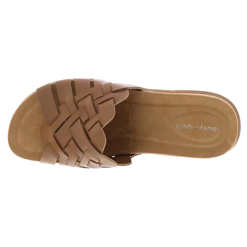 Easy Spirit Women's Marsha Slide Sandal, Brown 210, 8.5