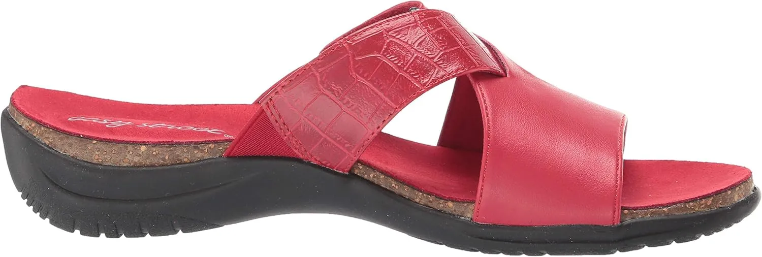 Easy Street Women's Frenzy Casual Sandal with Hook and Loop Closure