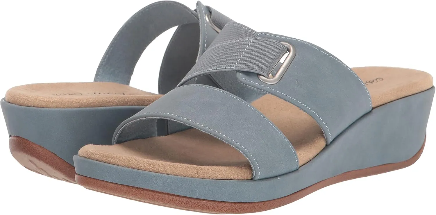 Easy Street Women's Sayre Wedge Sandal Slide