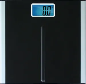 Eat Smart Precision Premium Digital Bathroom Scale with 3.5 inch Readout Display and "Step-On" Technology, Bath Scale for Body Weight, 400 lb Capacity, Black