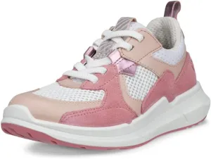 ECCO Biom 2.2 Sport Cross Trainer Sneaker, Rose DUST/Old Rose/White, US 3-3.5 Unisex Little Kid