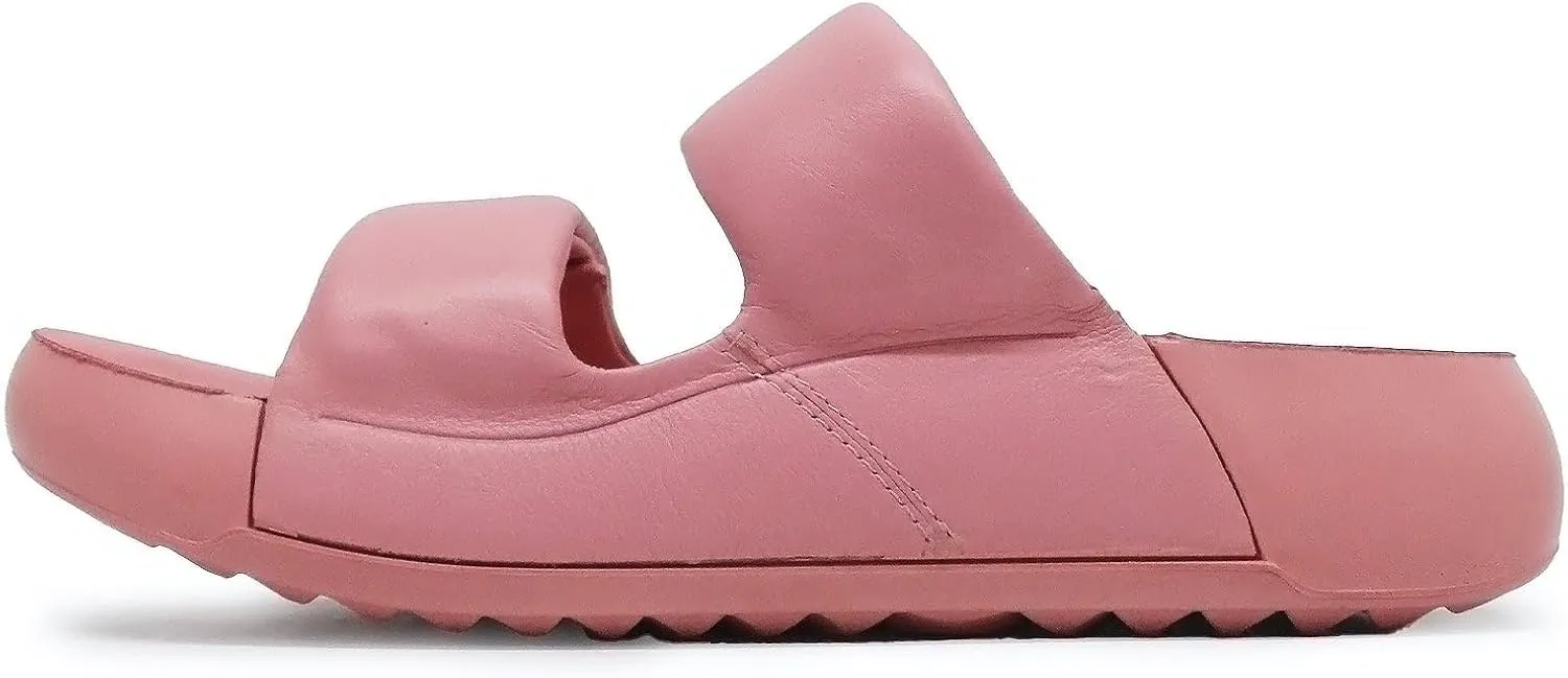 ECCO Women's Cozmo Platform Cross Band Slide Sandal