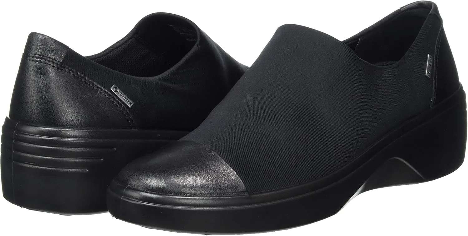 ECCO Women's Soft 7 Wedge Gore-tex Slip on Sneaker