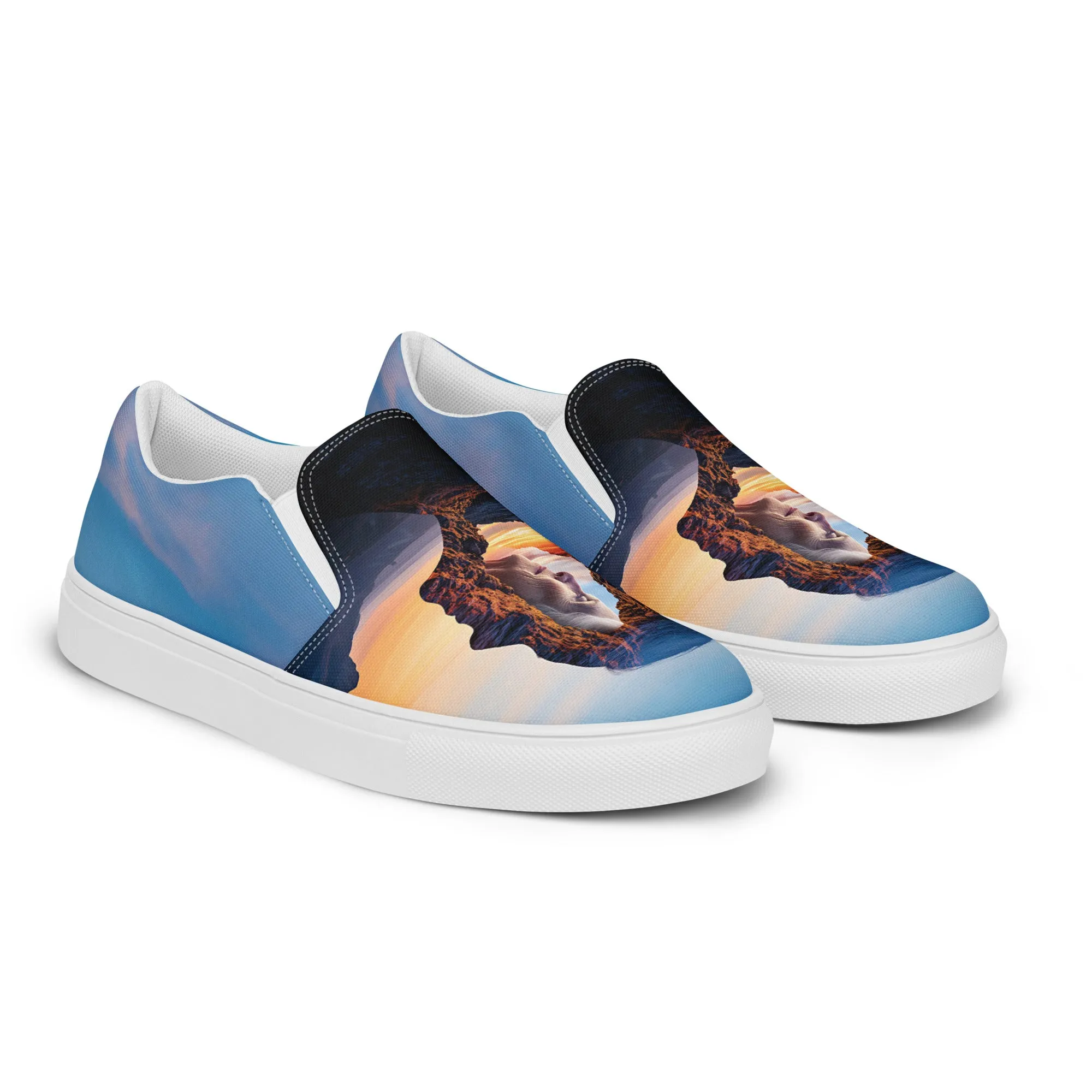 Echoes of Strength Women’s slip-on canvas shoes