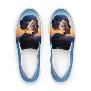 Echoes of Strength Women’s slip-on canvas shoes