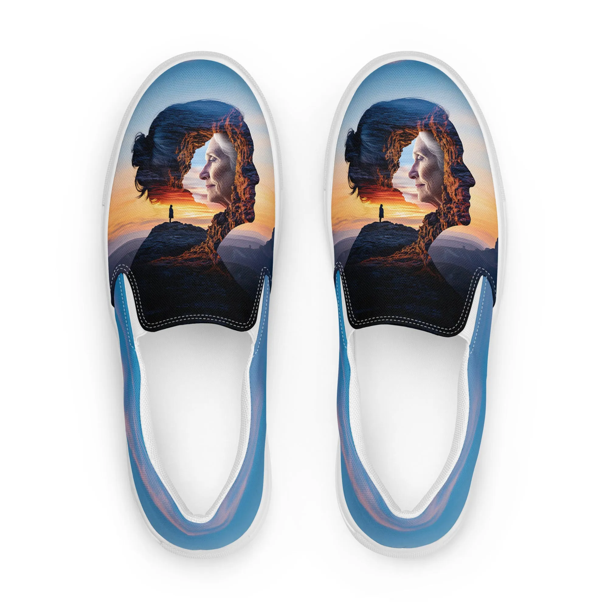 Echoes of Strength Women’s slip-on canvas shoes