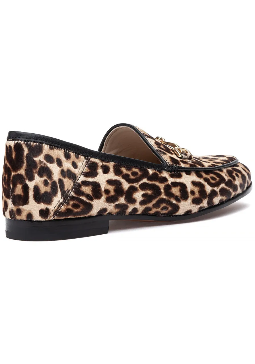 Edelman Loraine Toe Brown On Sam Stacked Almond Slip Heel Loafers Worldwide shipping Super sale Fashion