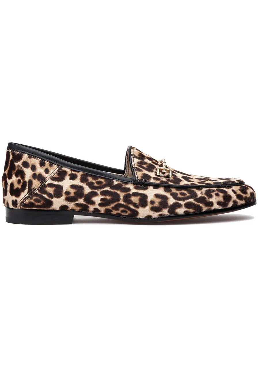 Edelman Loraine Toe Brown On Sam Stacked Almond Slip Heel Loafers Worldwide shipping Super sale Fashion