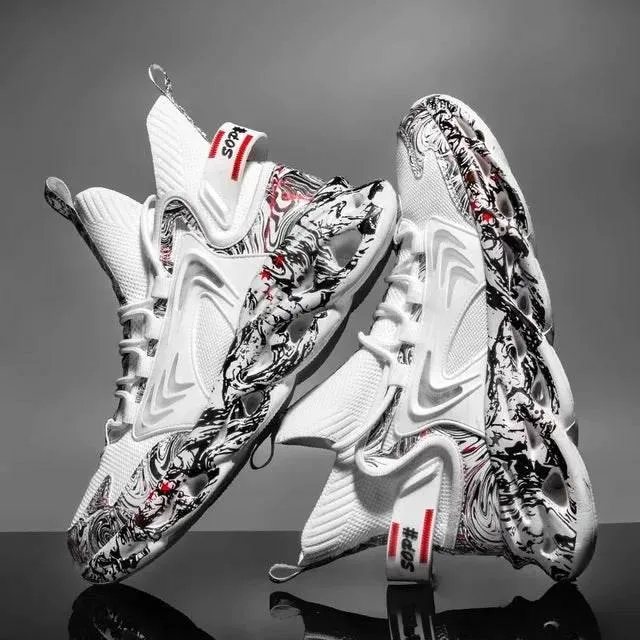 Elite Mens Race Trainer Shoes - Creative Running Sneakers